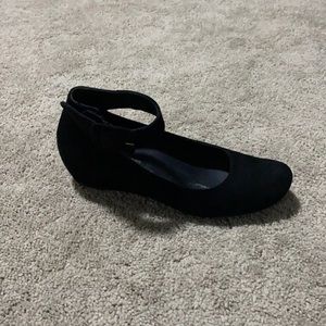 Paul Green black suede shoes 7.5